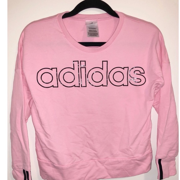 NWOT Girls Adidas Crewneck - Picture 1 of 2